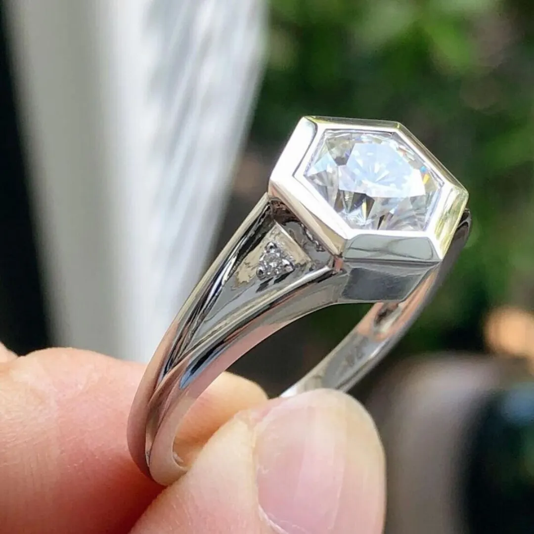 /public/photos/live/Antique Hexagon Cut Bezel Set Moissanite Ring 694 (2).webp